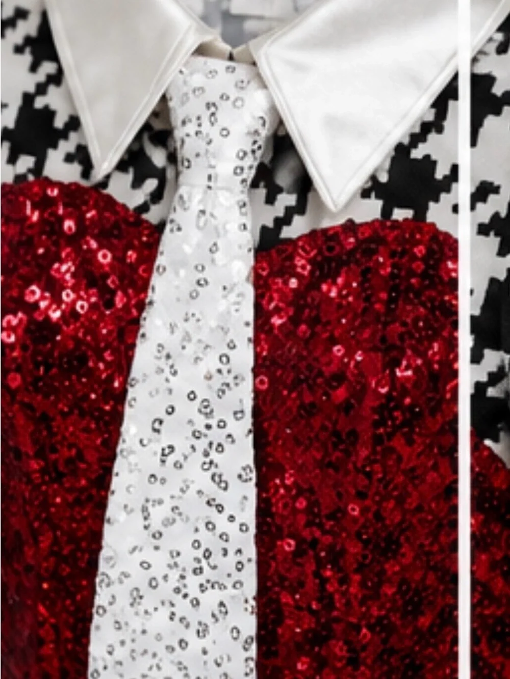 3 Red Sequin Competition Stage Dance Costume Bundle CXL/AXS